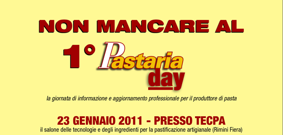 Pastaria Day, la giornata di informazione e aggiornamento professionale organizzata da Pastaria